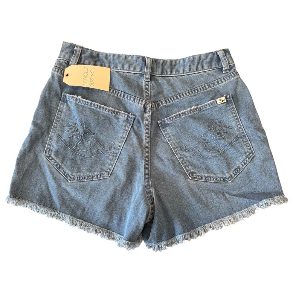 Honolua Surf Co Denim Cut Off Shorts Size 27 NWT High Tide Beach Summer